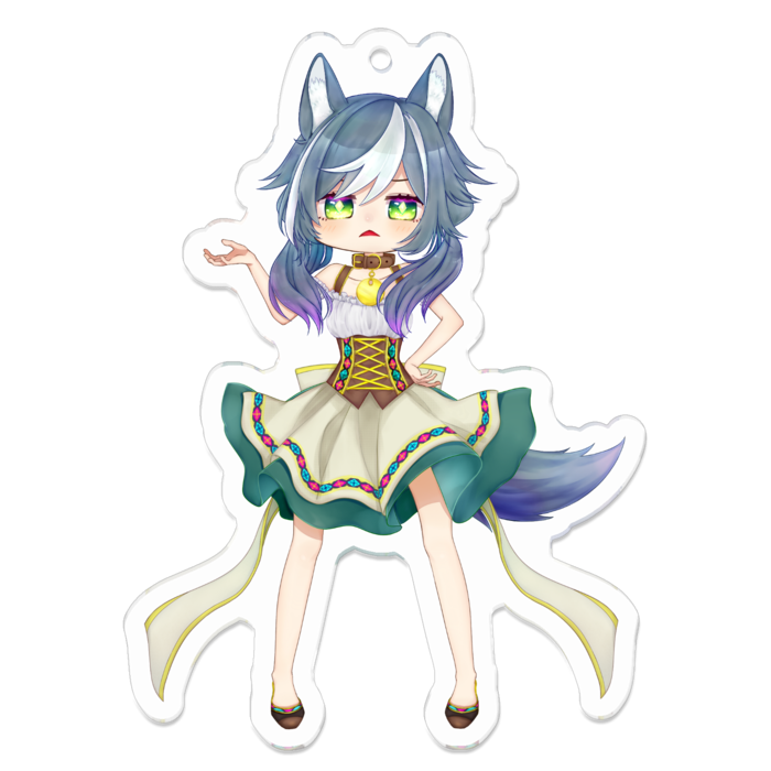 アクリルキーホルダー - 70 x 70 (mm)