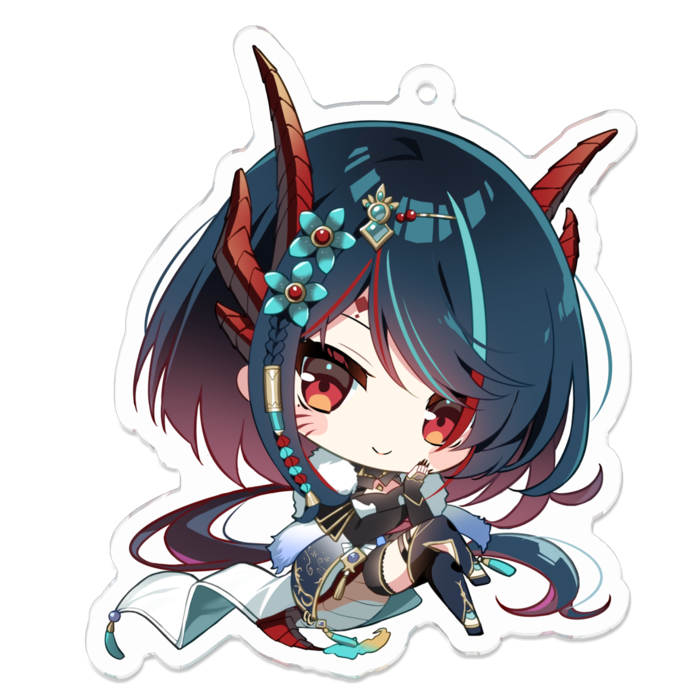 アクリルキーホルダー(短髪)