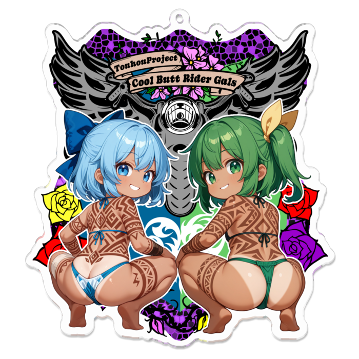 アクリルキーホルダー - 100 x 100 (mm)