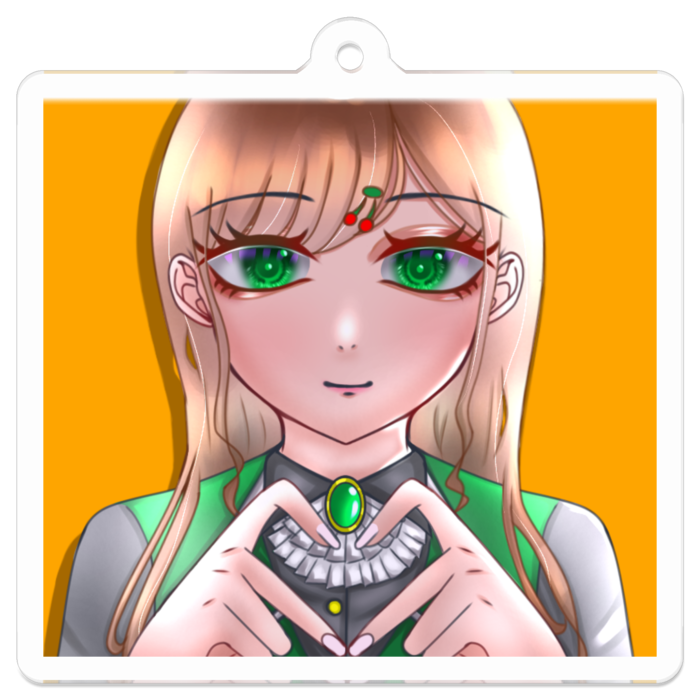 アクリルキーホルダー - 50 x 50 (mm)