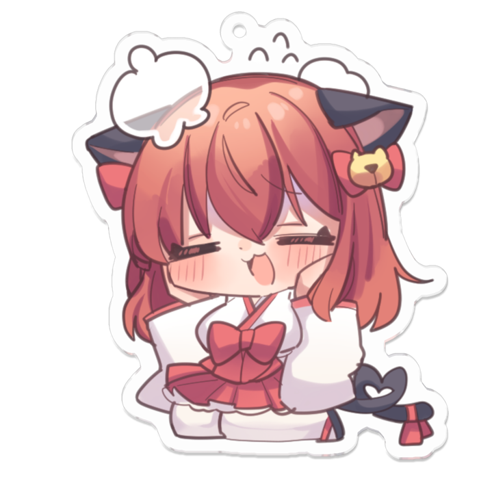 アクリルキーホルダー（コーティング） - 70 x 70 (mm)