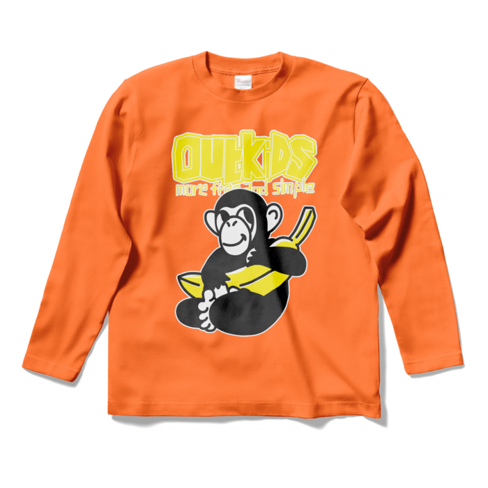 ロングスリーブTシャツ - S - オレンジ