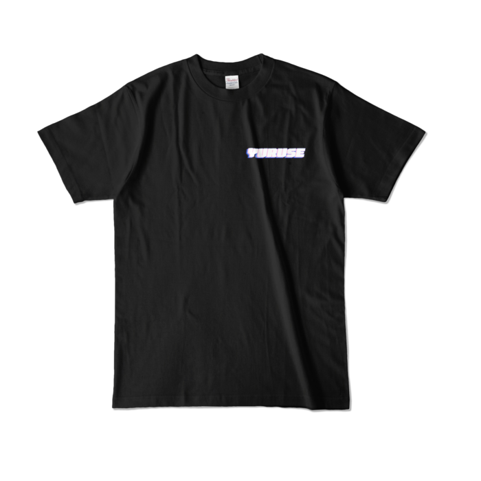 KawaiiオンナTシャツ - L - ブラック (濃色)