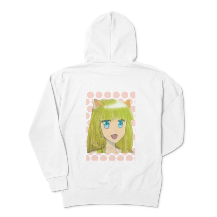 ジップパーカー - XL - 背面