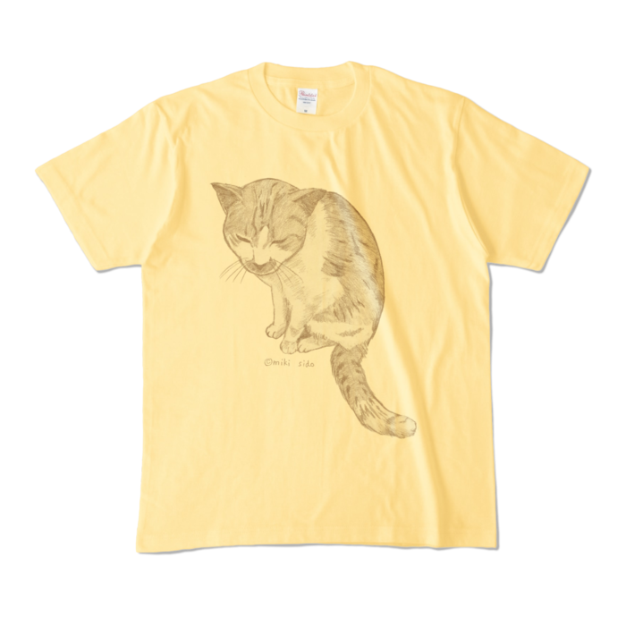 カラーTシャツ - M - ライトイエロー (淡色)