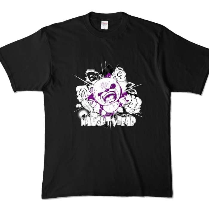 カラーTシャツ - XL - ブラック (濃色)