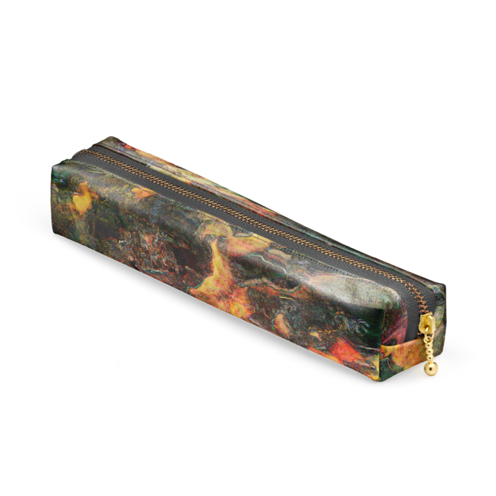 ペンケース - 20 x 4 x 4cm - ブラック
