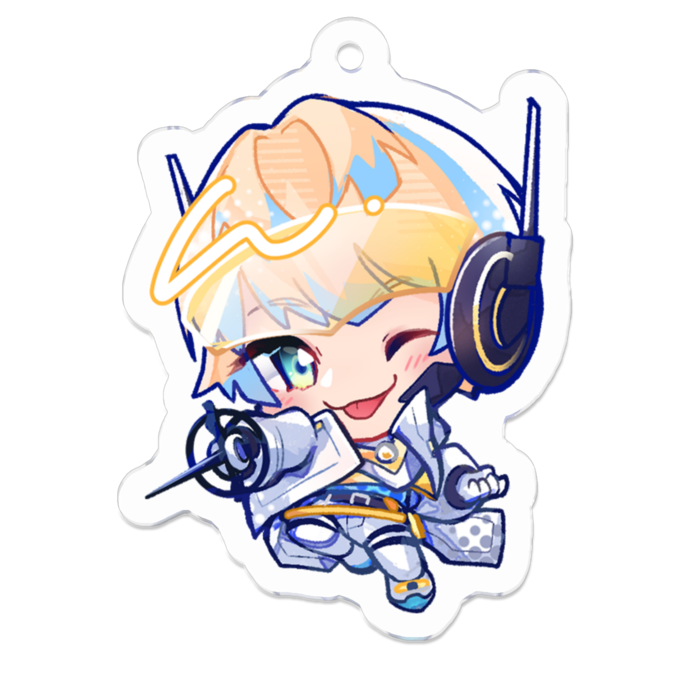 アクリルキーホルダー - 50 x 50 (mm)