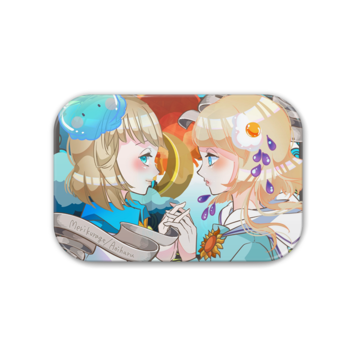 缶バッジ - 角丸 76x51mm