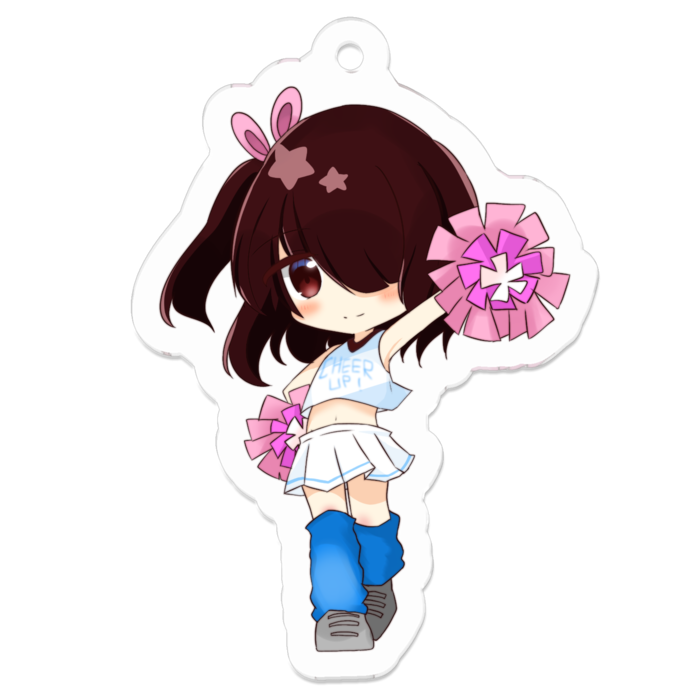 アクリルキーホルダー - 50 x 50 (mm)