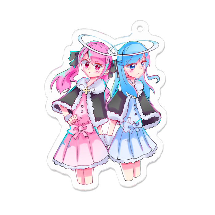 アクリルキーホルダー - 70 x 70 (mm)