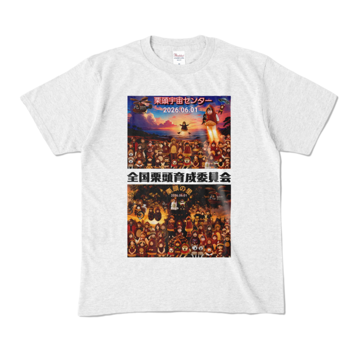 カラーTシャツ - M - アッシュ (淡色)
