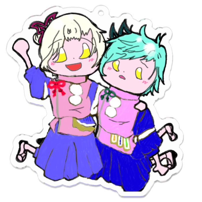 アクリルキーホルダー - 70 x 70 (mm)