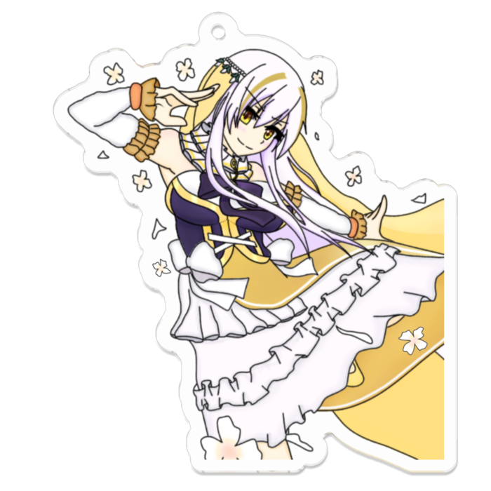 アクリルキーホルダー - 70 x 70 (mm)