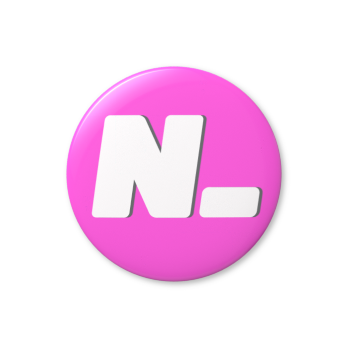 缶バッジ（バリュー） - 32mm　マゼンタ