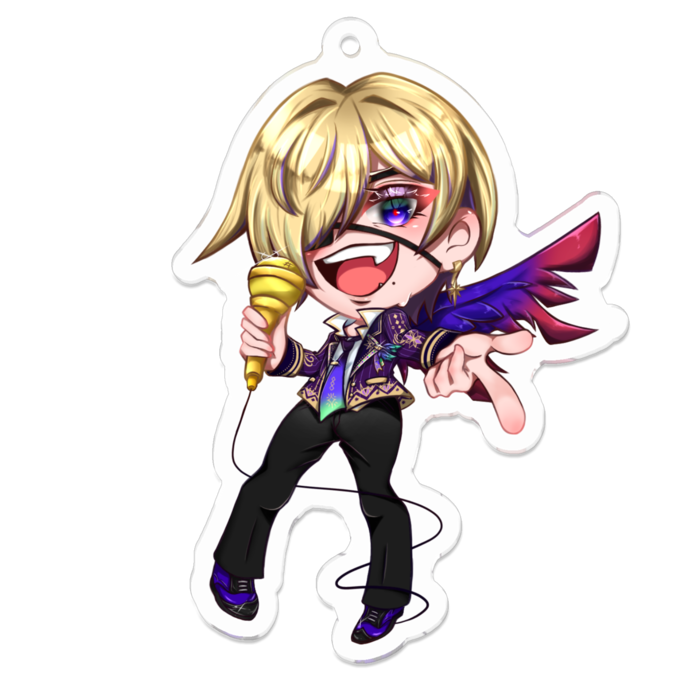 アクリルキーホルダー - 70 x 70 (mm)