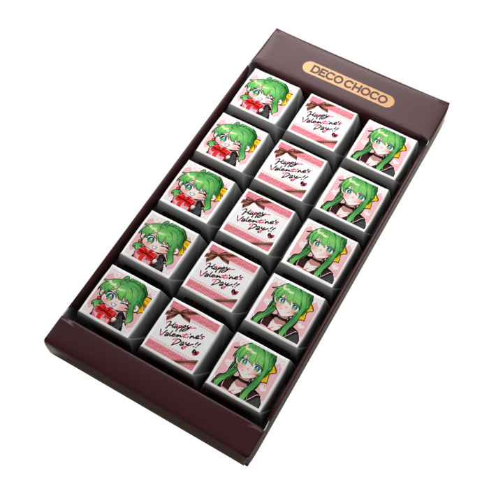 DECOチョコ - 列ごとにデザイン