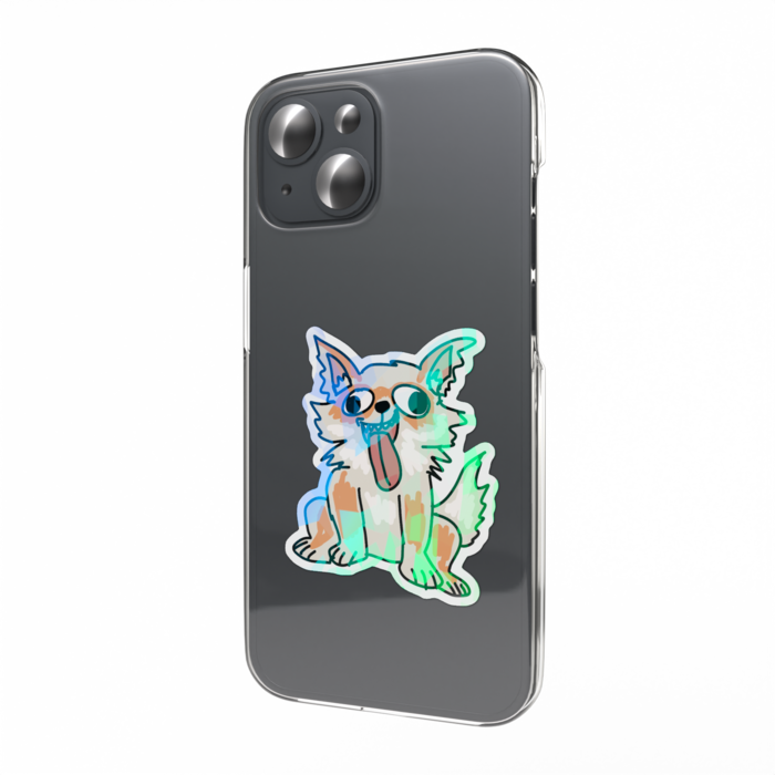 ホログラムスマホステッカー - 縦