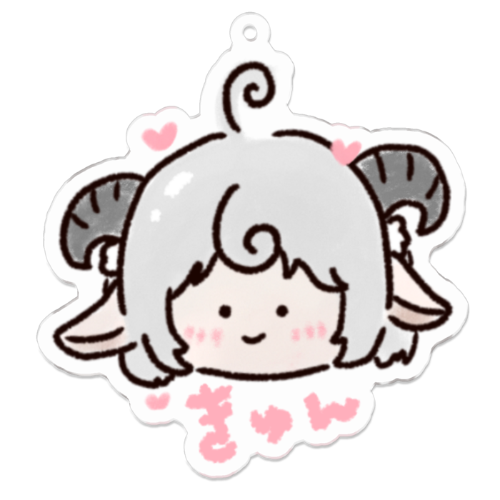 アクリルキーホルダー - 70 x 70 (mm)