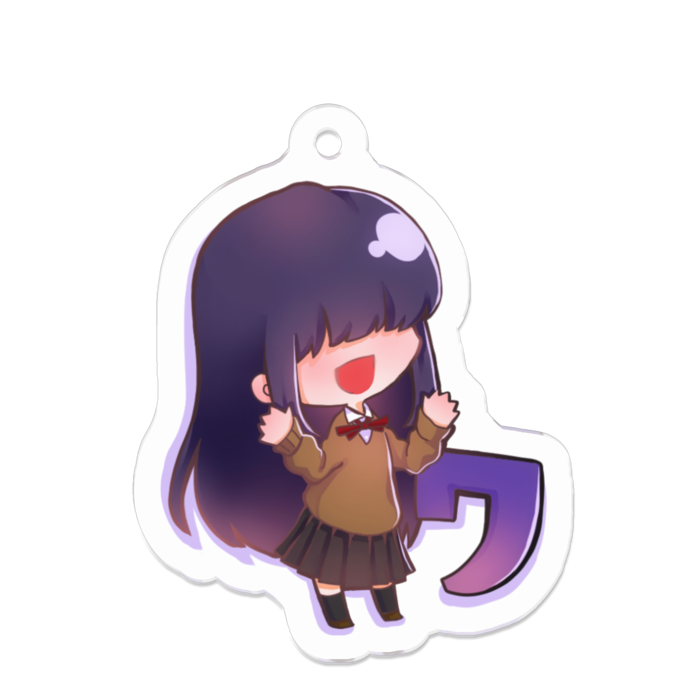 アクリルキーホルダー - 50 x 50 (mm)