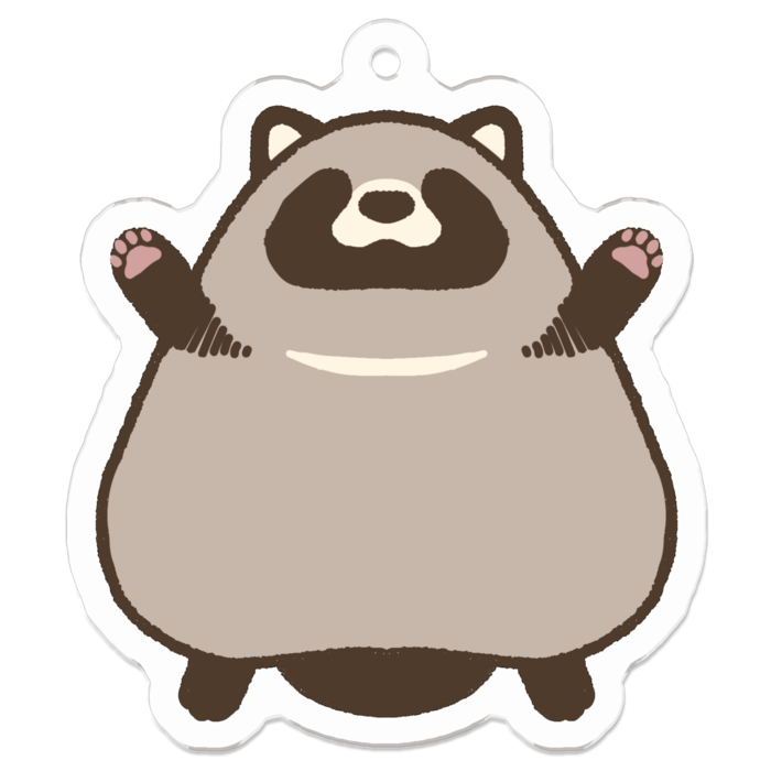 アクリルキーホルダー - 50 x 50 (mm)