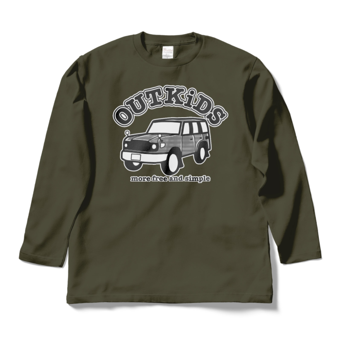 ロングスリーブTシャツ - L - アーミーグリーン