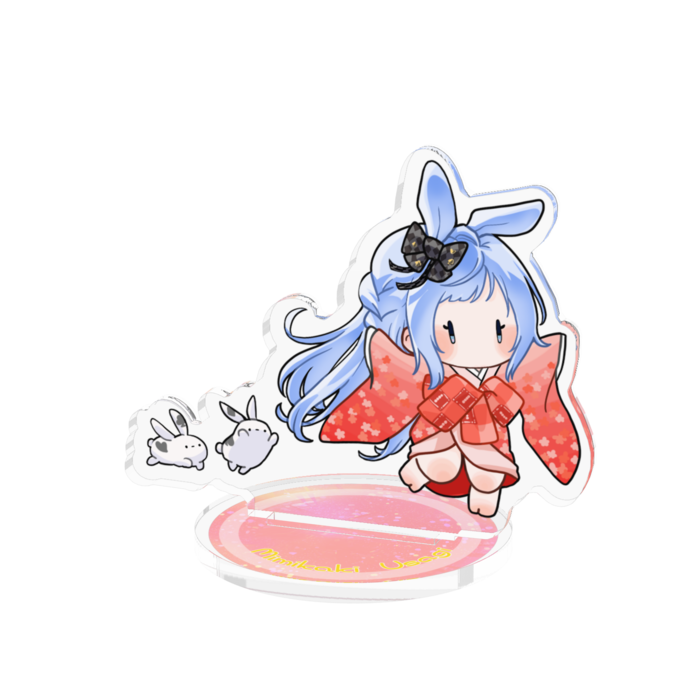 ちびうさぎ ぴょん 中 70x70mm
