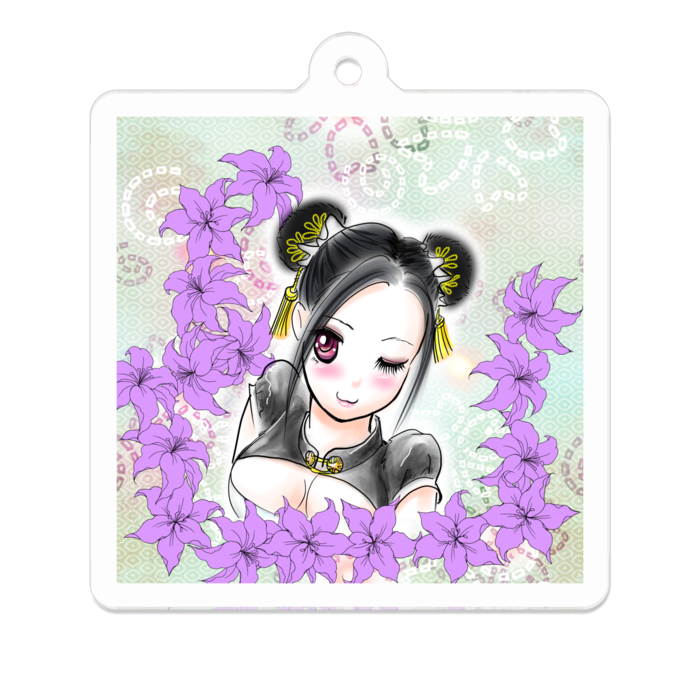 アクリルキーホルダー - 50 x 50 (mm)