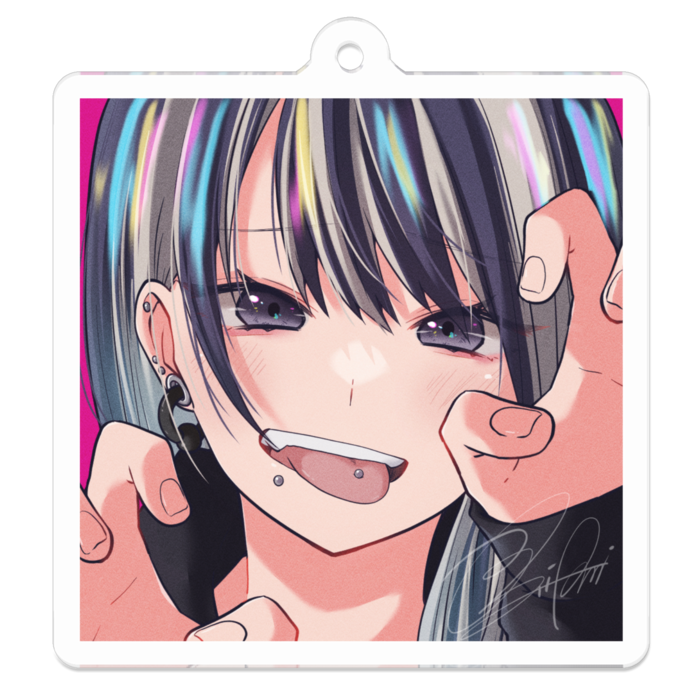 アクリルキーホルダー - 50 x 50 (mm)