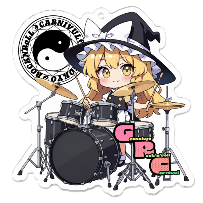 アクリルキーホルダー - 70 x 70 (mm)