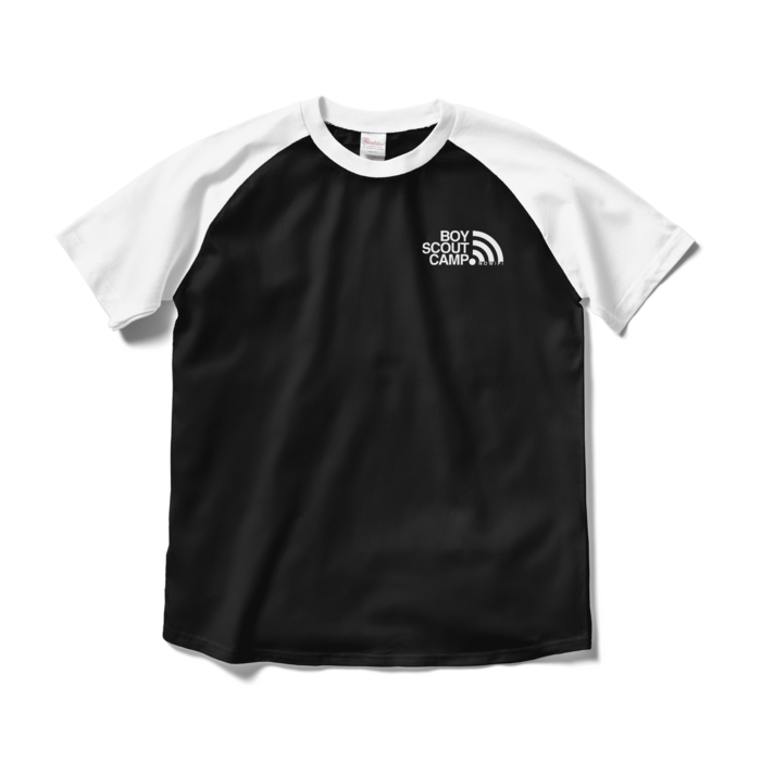 ラグランTシャツ - M - ブラック×ホワイト