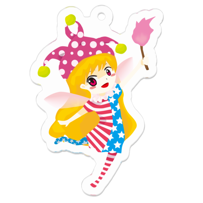 アクリルキーホルダー - 50 x 50 (mm)