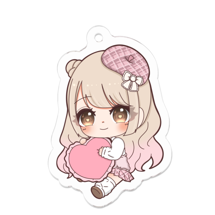 アクリルキーホルダー - 50 x 50 (mm)