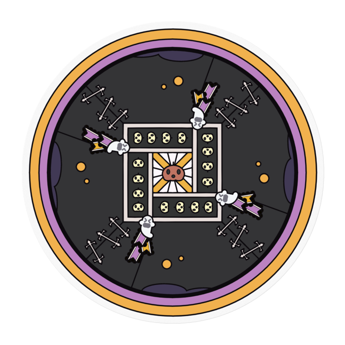 ステッカー - 100 x 100 (mm)