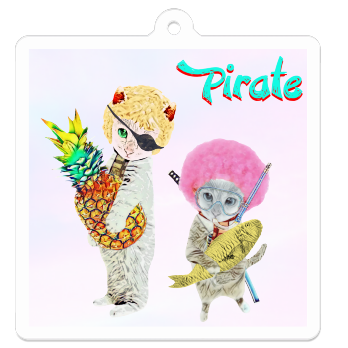 アクリルキーホルダー - 50 x 50 (mm)