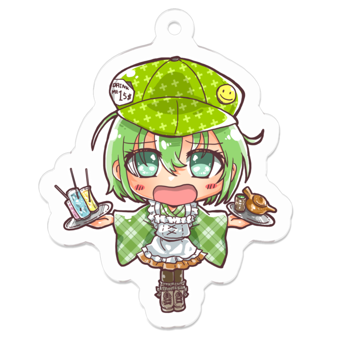 アクリルキーホルダー - 50 x 50 (mm)