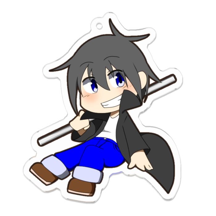 アクリルキーホルダー(コーティング) - 70 x 70 (mm)