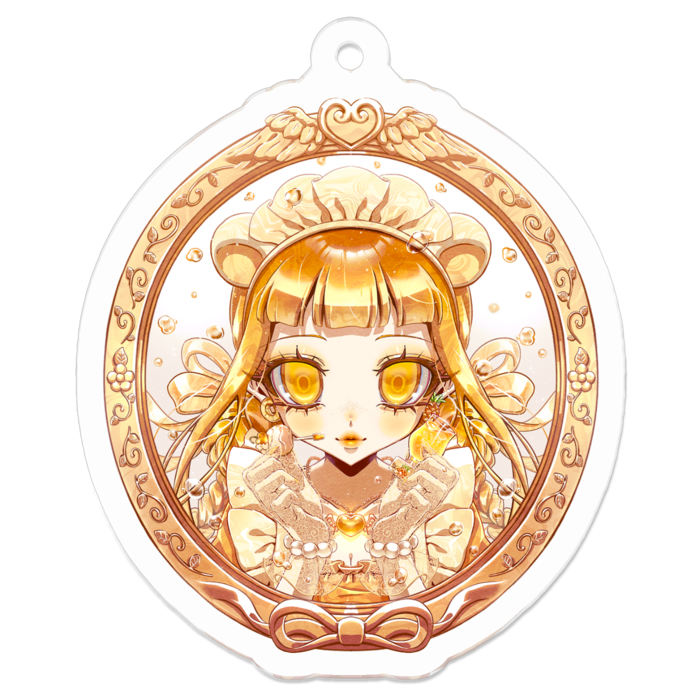 アクリルキーホルダー - 50 x 50 (mm)