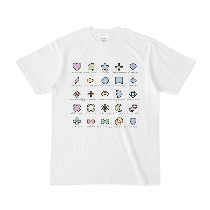 カラフルTシャツ - S - 白