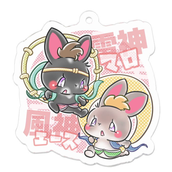 アクリルキーホルダー - 50 x 50 (mm)