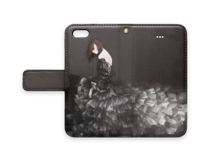手帳型iPhoneケース - iPhone 5 / 5s / SE - ストラップ穴 あり