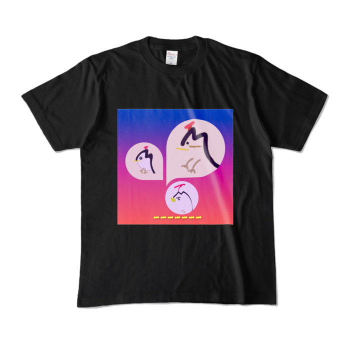 カラーTシャツ - M - ブラック (濃色)