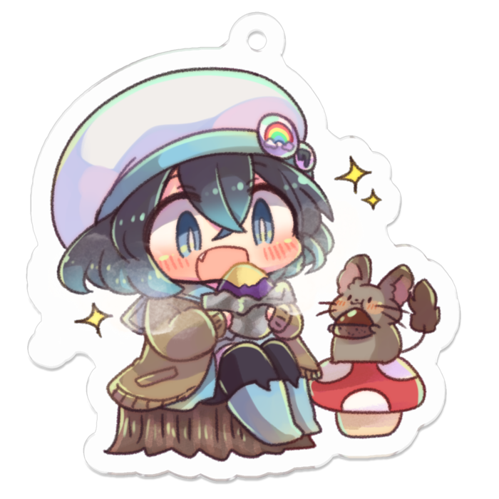 アクリルキーホルダー - 50 x 50 (mm)