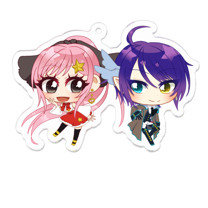 アクリルキーホルダー - 70 x 70 (mm)