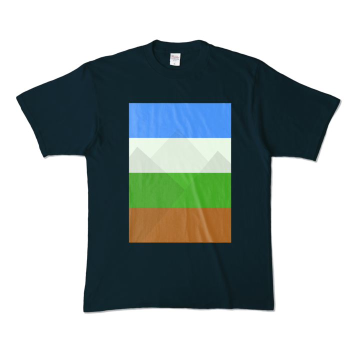 カラーTシャツ - XL - ネイビー (濃色)