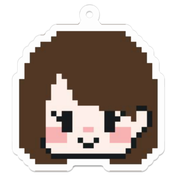 アクリルのこキーホルダー - 50 x 50 (mm)(4)