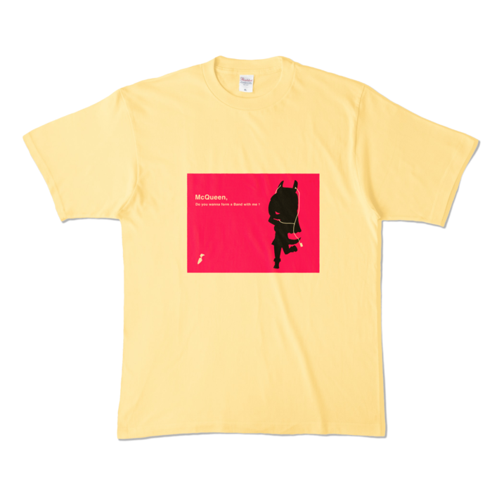 カラーTシャツ - XL - ライトイエロー (淡色)