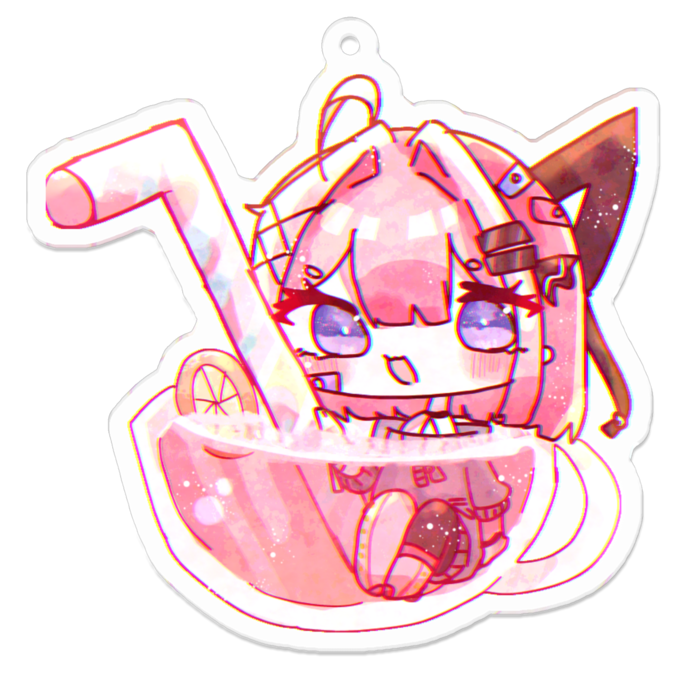 アクリルキーホルダー - 70 x 70 (mm)