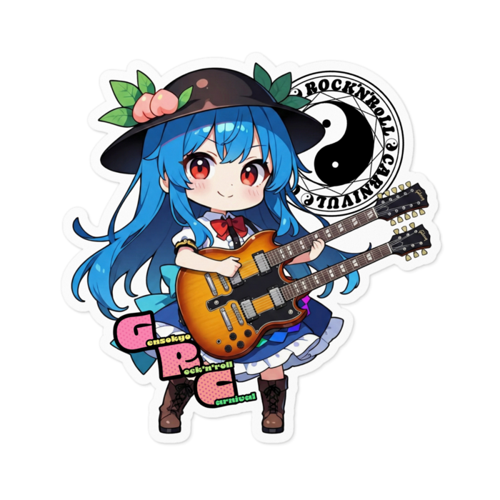 ステッカー - 100 x 100 (mm)