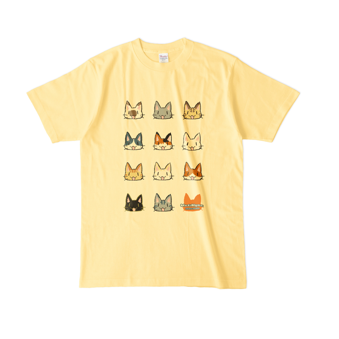 カラーTシャツ(淡色) - L - ライトイエロー